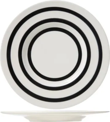 Obrázek produktu pro Předkrmový nebo dezertní talíř Black Bands - D 22 cm