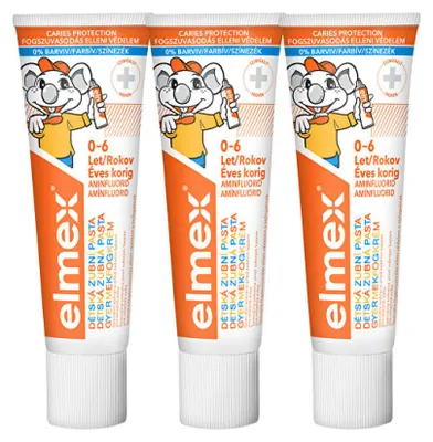 Produktbild von Junior Trio Toothpaste 3 Pack for Kids