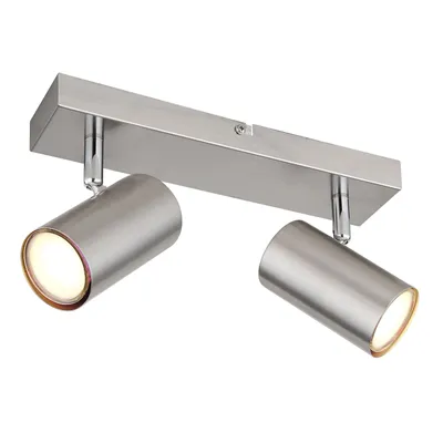 Produktbild von GLOBO 57911-2, Nickel, Metall, IP20, I, GU10, 35 W
