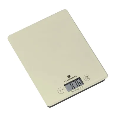 Produktbild von Zassenhaus Digitale Küchenwaage BALANCE, creme
