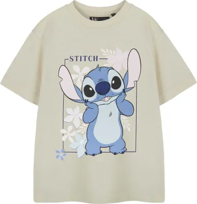 Obrázek produktu pro Lilo & Stitch - dívčí tričko s krátkým rukávem NS8502 (146-152) (oatmeal)
