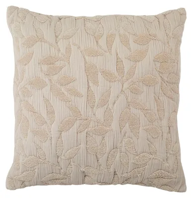 Produktbild von Dekokissen LETHO mit Blattmotiv, 50 × 50 cm