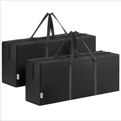Produktbild von JEMIDI 2x Aufbewahrungstasche Auflagentasche für Gartenauflagen - 125x30x50cm - Gartenmöbel Polster Stuhlauflagen Aufbewahrung mit Griff &