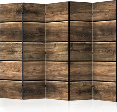 Produktbild von 5-teiliger Einseitiger Vlies Paravent - Forest Composition II 225x172 cm Muster f-A-0449-z-c