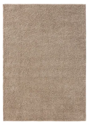 Produktbild von Waschbarer Hochflorteppich Soho Beige 120x170 cm Wohnzimmer Rechteckig Rutschfest Waschbar Hochflor benuta Flauschig Plüsch Shaggy Weich