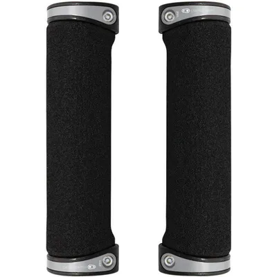 Obrázek produktu pro Gripy Crankbrothers Cobalt 130 mm s aretací černá-stříbrná 15279