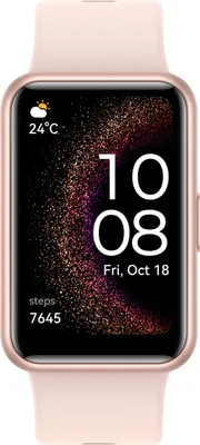 Zdjęcie produktu dla Huawei Watch Fit Special Edition Special Edition Nebula Pink, 1,64” AMOLED, 456 x 280, 5ATM, 2,4 GHz, BT 5.0, BLE, 180 mAh