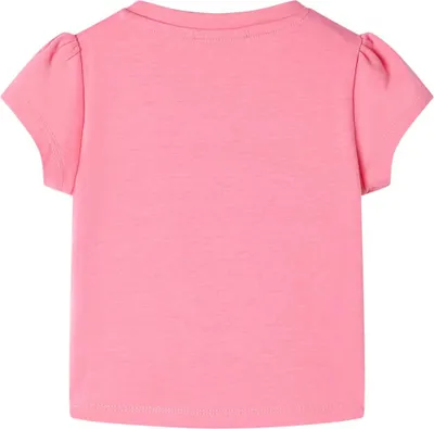 Produktbild von vidaXL Kinder-T-Shirt Helles Neonrosa 116
