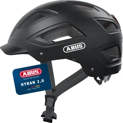 Produktbild von ABUS Stadthelm Hyban 2.0 - Fahrradhelm mit Rücklicht, ABS-Hartschale, guter Passform für Damen und Herren