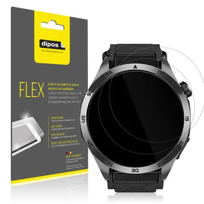 Produktbild von 2x Schutzfolie für Knauermann Pro 3 rund Fan Edition 2025 Folie, 100% Displayabdeckung, dipos Flex