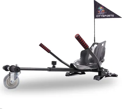 Produktbild von Hoverkart Go Kart Hover Sitz Roller kompatibel mit 6,5, 8, 10 Zoll carbon schwarz