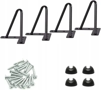 Produktbild von Drenky Tischbeine Metall 4 Stück Tischfuß-Set Robust
