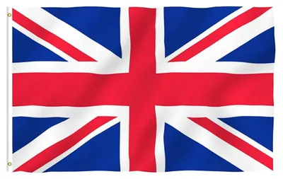 Großbritannien Flagge 5ft x 3ft, doppelseitig, Union Jack, mit Messingösen