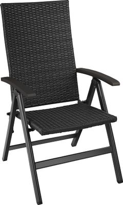 Rattanstuhl Canberra mit Aluminiumgestell 58 x 72 x 108 cm