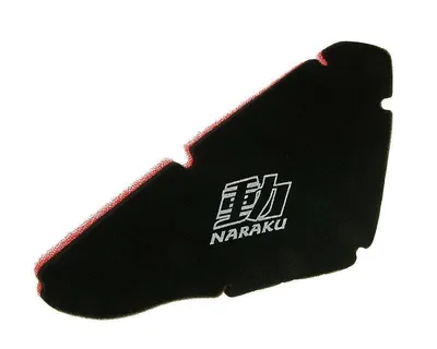 Immagine prodotto di Inserto filtro aria Naraku Double Layer per Gilera Runner, Piaggio NRG, Aprilia SR50 Purejet Injectio