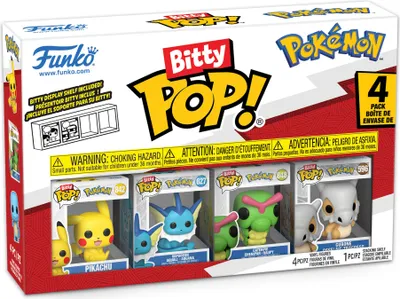Produktbild von Pokémon - Pikachu Aquana Raupy Tracosso Bitty Pop! Funko