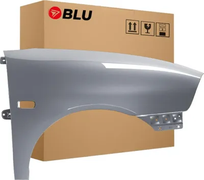 Image de BLU Aile Compatible avec Seat Ibiza Cordoba (6L - III 3. Generation) LS7Y Droite Silber Grau Luna | 2002-2008 | Avant | Peint| Prêt à Monter | Galvanisé
