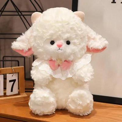 Produktbild von Kuscheltier Lamm 25 cm – Weiches Plüschtier Schaf für Kinder