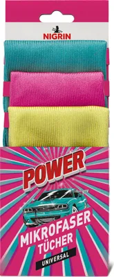 Produktbild von NIGRIN POWER Mikrofaser-Tücher-Set 3x