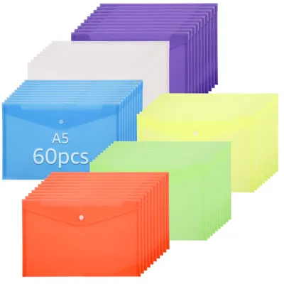 Produktbild von Solidchoice – Set aus 60 A5-Ordnern mit Druckverschluss