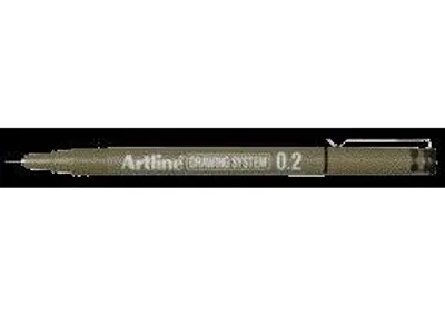 Produktbild von Artline - Technischer Fineliner 0,2 mm schwarz | 12 Stück