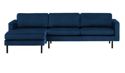 Produktbild von SLF24 - Linksseitiges Ecksofa Lioni - dunkelblau - Kronos 9