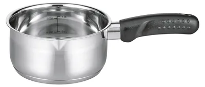 Produktbild von ELO Stielkasserolle Turmailin Ø 16 cm  Hochwertiger Edelstahl 18/8, ideal für alle Herdarten, spülmaschinengeeignet, 2-teilig