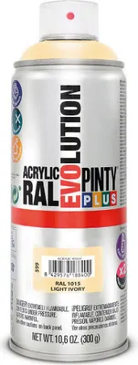 Obrázek produktu pro Barva ve spreji Pintyplus Evolution RAL 1015 300 ml světlá slonová kost