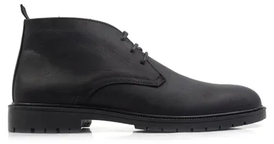 Produktbild von Omnio Adam Chukka-Stiefel, schwarz, aus gewachstem Leder