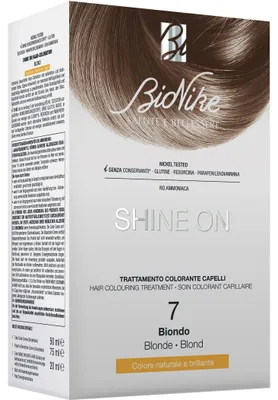 Imagen del producto de BIONIKE SHINE ON: Tinte para cabello rubio número 7
