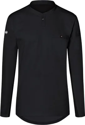 Produktbild von KARLOWSKY Herren Arbeitsshirt PERFORMANCE Langarm Slim Schwarz 5XL