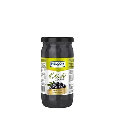 Produktbild von Helcom Schwarze entsteinte Oliven 230 g
