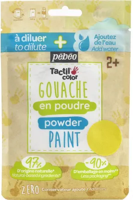 Produktbild von Gouachepulver - 100 g - Gelb