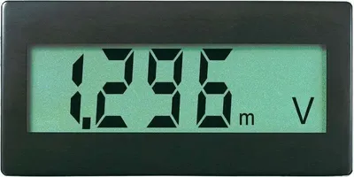Immagine prodotto di Voltcraft DVM230G Digitales Einbaumessgerät, Panel-Meter Einbaumaße 45 x 22 mm (DVM230G)