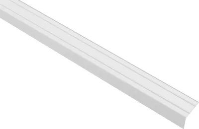 Produktbild von Effector Stufenkantenprofil aus eloxiertem Aluminium - Treppenkanten Schutz - (A36SK Silber) Selbstklebend Winkelleiste Zierschiene Aluleiste Zierprofil