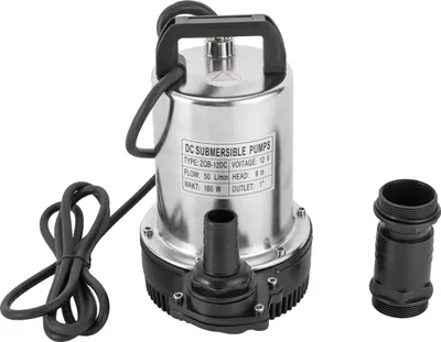 Obrázek produktu pro Ponorné čerpadlo, vysoký výkon, účinné odčerpávání vody, 12V, EU