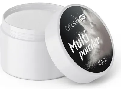 Zdjęcie produktu dla Excellent Pro | Proszek akrylowy Multi Powder – 10 g – przezroczysty – wysokiej jakości, wszechstronny, trwały
