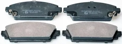 Produktbild von DENCKERMANN Bremsbeläge Satz Vorne Bremsklötze für HONDA CIVIC VII Hatchback (EU, EP, EV) B111247