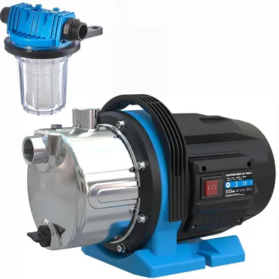 Produktbild von Güde Gartenpumpe GP 1045 E 1000 W, 4500 l/h, Wasserfilter Gartenbewässerung