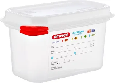 Image de Boîtes de rangement Araven, lot de 4, GN1/9, 1 litre