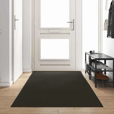 Productafbeelding van Deurmat zwart, 120 x 350 cm, 100% polyamide