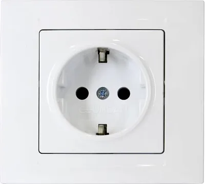 Produktbild von Gunsan Moderna Steckdose Unterputz Weiss