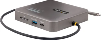 Produktbild von StarTech.com USB-C Multiport Adapter - USB C Auf Dual 4K 60Hz HDMI 2.0b Dockingstation - HDR10 - 2x 10Gbit/s USB Hub - 100W PD - GbE - SD - 35cm Kabel - Reiseadapter - Laptop Dockingstation - Win/Mac - Kabelgebunden - USB 3.2 Gen 2 (3.1 Gen