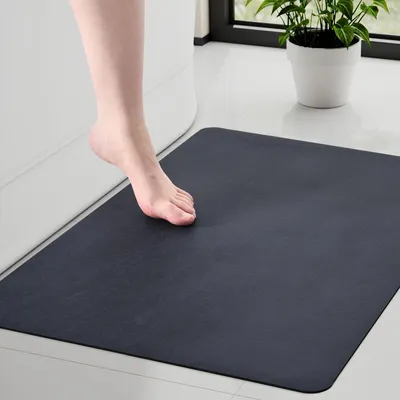 Obrázok produktu pre Podložka pod vaňu, superabsorpčná, protišmyková, 40 x 60 cm, tmavomodrá