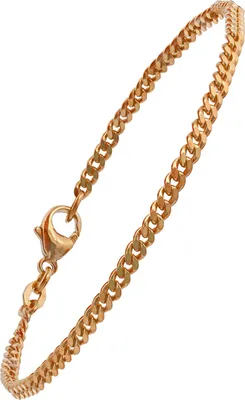 Produktbild von Goldkette Panzerkette Länge 19cm - Breite 2,5mm - 750-18 Karat Gold