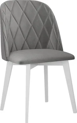 Immagine prodotto di Sedia da pranzo imbottita AFTON 6 - bianco / grigio chiaro