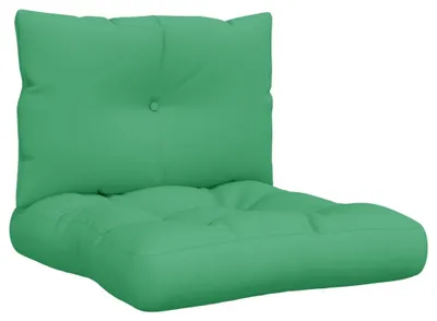 Obrázok produktu pre vidaXL Vankúš z palety 2 ks Zelená tkanina