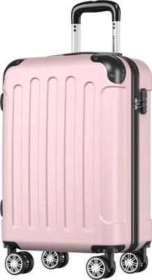 Produktbild von TRVLMORE Handgepäck Koffer - 38L - Zahlenschloss - Leichtgewicht - Trolley - 54x36x20cm - Passt in 55x40x20 cm - Roségold