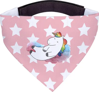 Produktbild von Mr. & Mrs. Panda Halstuch Hund Einhorn Wolke 7 - Rot Pastell - Geschenk, Einhörner, Unicorn, Hundehalstuch, Für Hunde, Tuch, kleines, Glaube, Menschen