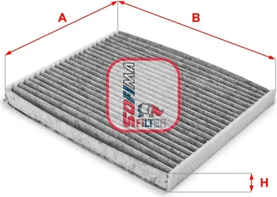 Produktbild von SOFIMA S 4162 CA Innenraumfilter Pollenfilter für OPEL Corsa D Schrägheck (S07) Aktivkohle
